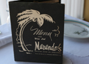 The Marando’s “Black Menu” was brought out on special occasions, such as New Year’s Eve and wedding receptions.